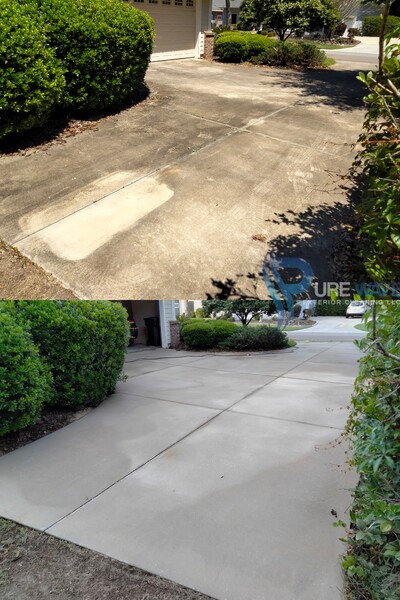 Before & After Driveway Pressure Washing in Gainesville, FL (1)